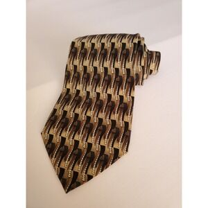 Vtg Jerry J Garcia Collection 17 Luxury Tie Drummers Geometric Silk Necktie 1996